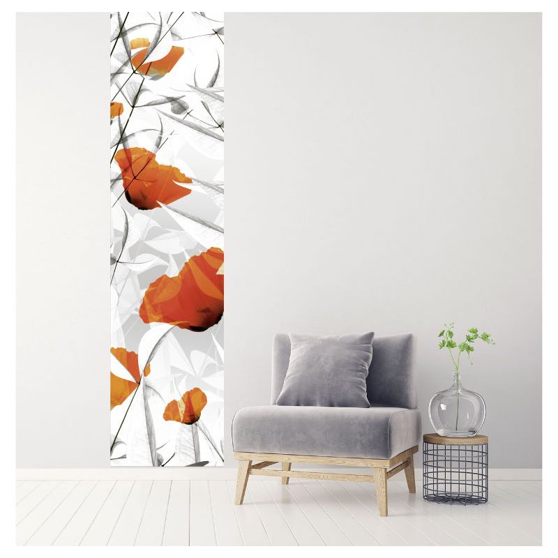 Tenture murale coquelicots design