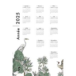 Poster CALENDRIER DU LAURIER BLANC