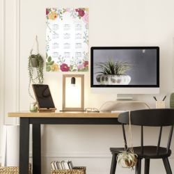 Poster CALENDRIER FLEURI