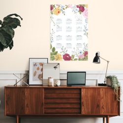 Poster CALENDRIER FLEURI