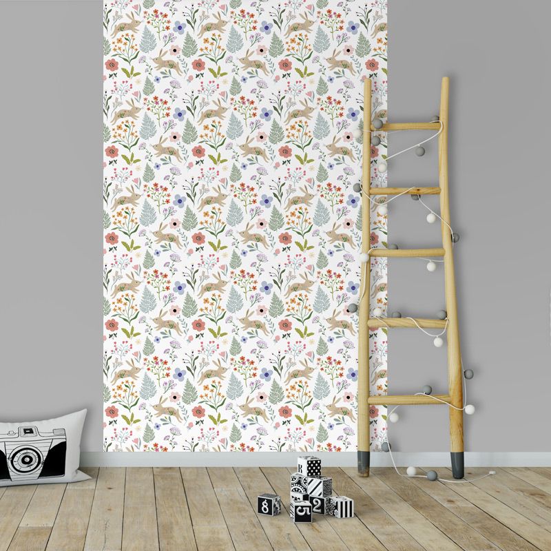 FLORAL BUNNY wall hanging