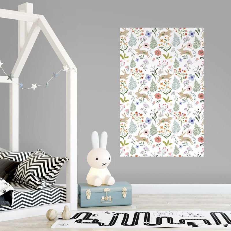 FLORAL BUNNY poster