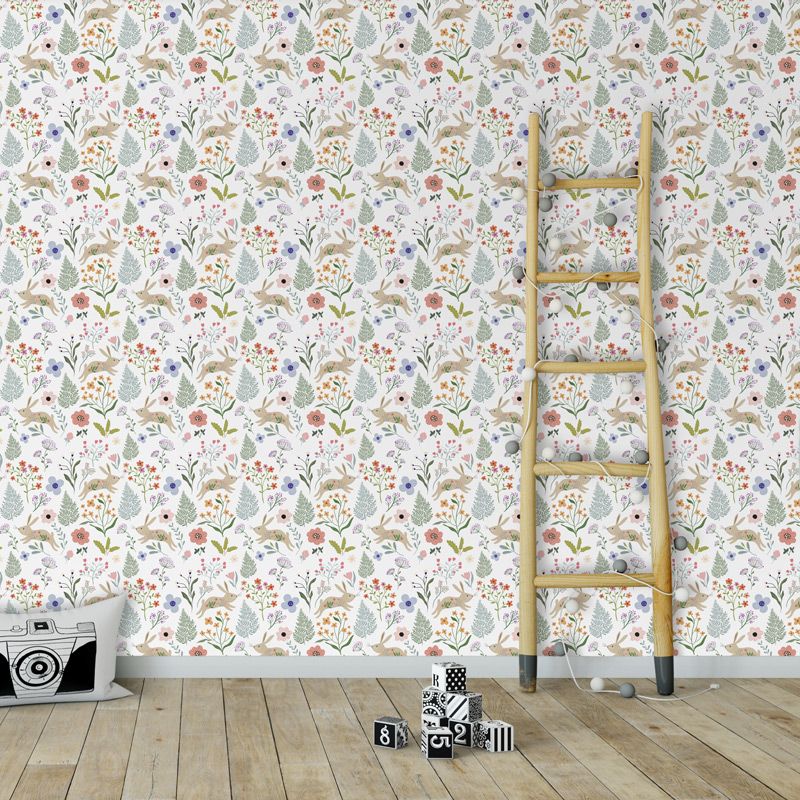Papel pintado CONEJITO FLORIDO