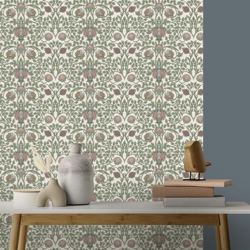 Affiche xxl fleurs anglaises raffinée