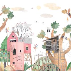 THE TREEHOUSES wall hanging