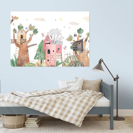 THE TREEHOUSES canvas print