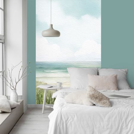 Poster PLAGE AQUARELLEE