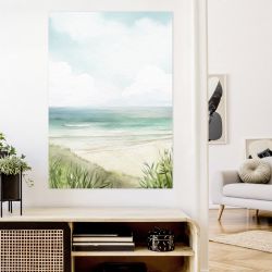 Tableau PLAGE AQUARELLEE