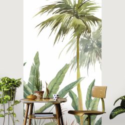 Tapisserie cuisine nature exotique paysage vert