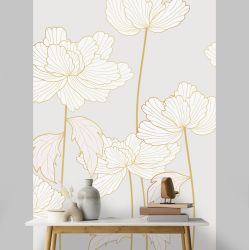 Tapiz pared FLORES DORADAS