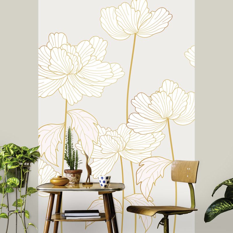 GOLDEN FLOWERS wall hanging