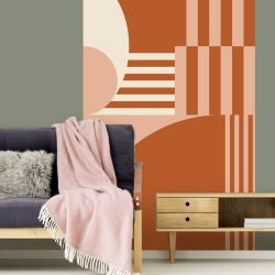 Poster ROSE ET ORANGE