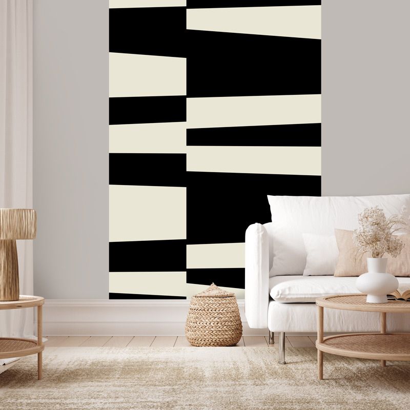 Tapiz de pared NEGRO Y BEIGE