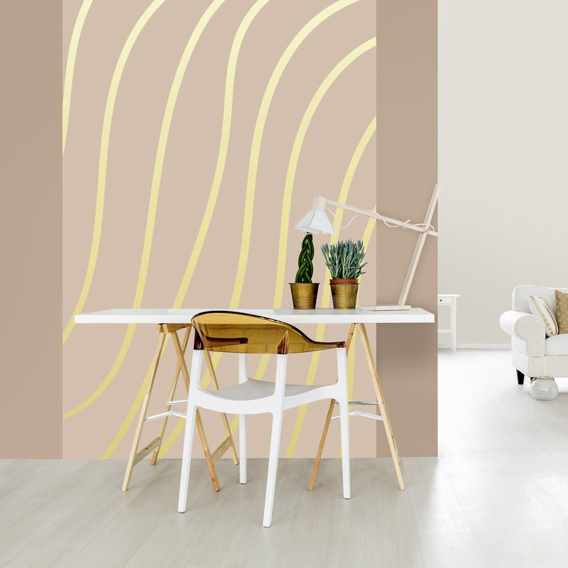 Tapiz de pared CURVAS DORADAS