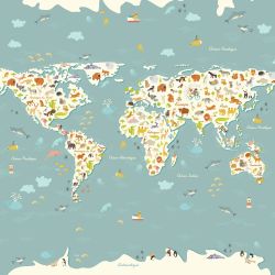 Lienzo impreso ANIMALES DEL MUNDO