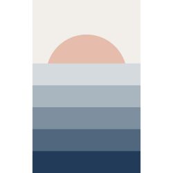 Póster AMANECER EN EL MAR