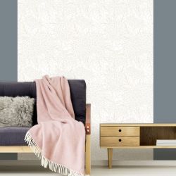 Tapisserie panoramique aux hortensias en fleurs pour salon