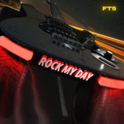 ROCK MY DAY canva print