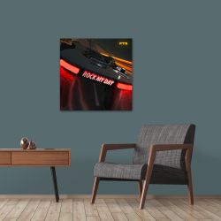 ROCK MY DAY canva print