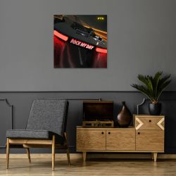 ROCK MY DAY canva print
