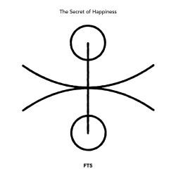 Tableau THE SECRET OF HAPPINESS WHITE