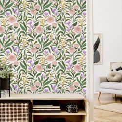TULIP AND MIMOSA wallpaper