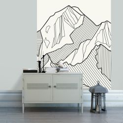 new ABSTRACT MOUNTAINS wall hanging