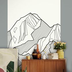 Tenture suspendue MONTAGNES ABSTRAITES