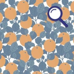 ORANGE wall hanging