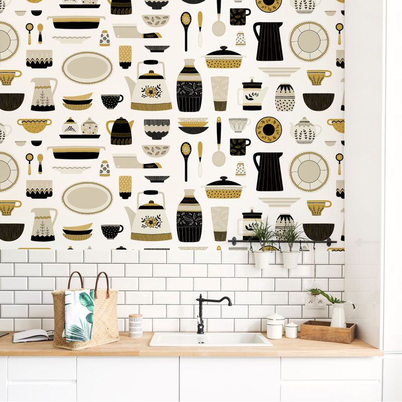 Poster DESIGN BEIGE ET NOIR