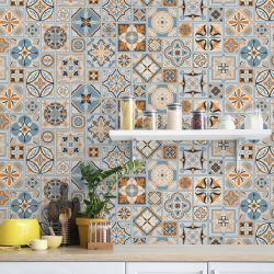 Papel pintado MOSAICO DE AZULEJOS