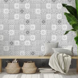 CEMENT AND ARABESQUE wallpaper