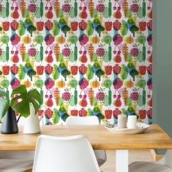 Papel pintado FRESAS Y BERENJENAS