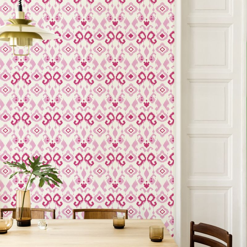 Papel pintado TRAMA ROSA