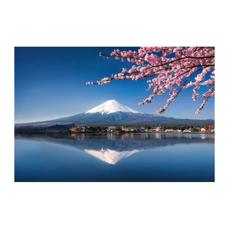 Necessities taske Notesbog Mount Fuji Poster - Japan snowy mountain - panoramic decor