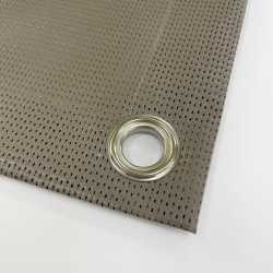 Plain brown privacy screen