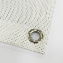 Plain white privacy screen
