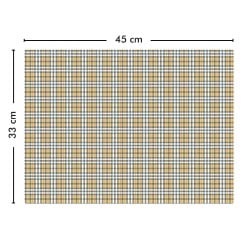 Set de table ETOLE CACHEMIRE rectangulaire 45 cm