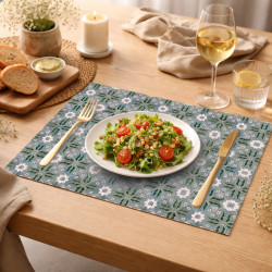 Kitchen earthenware pattern placemat - Scenolia