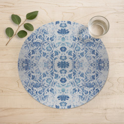 Victorian blue pattern placemat – Scenolia