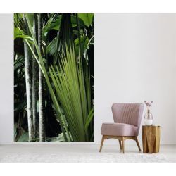 Tenture murale végétation verte géante BENGALE