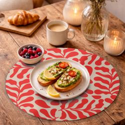 copy of RED STRIPES placemat