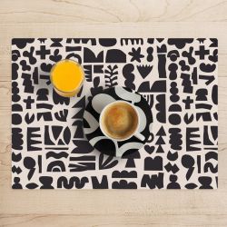 Set de table GRIS CHARBON