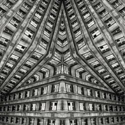 Lienzo impreso EDIFICIO CALEIDOSCÓPICO