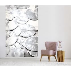 Papel pintado NENÚFAR PLATEADO