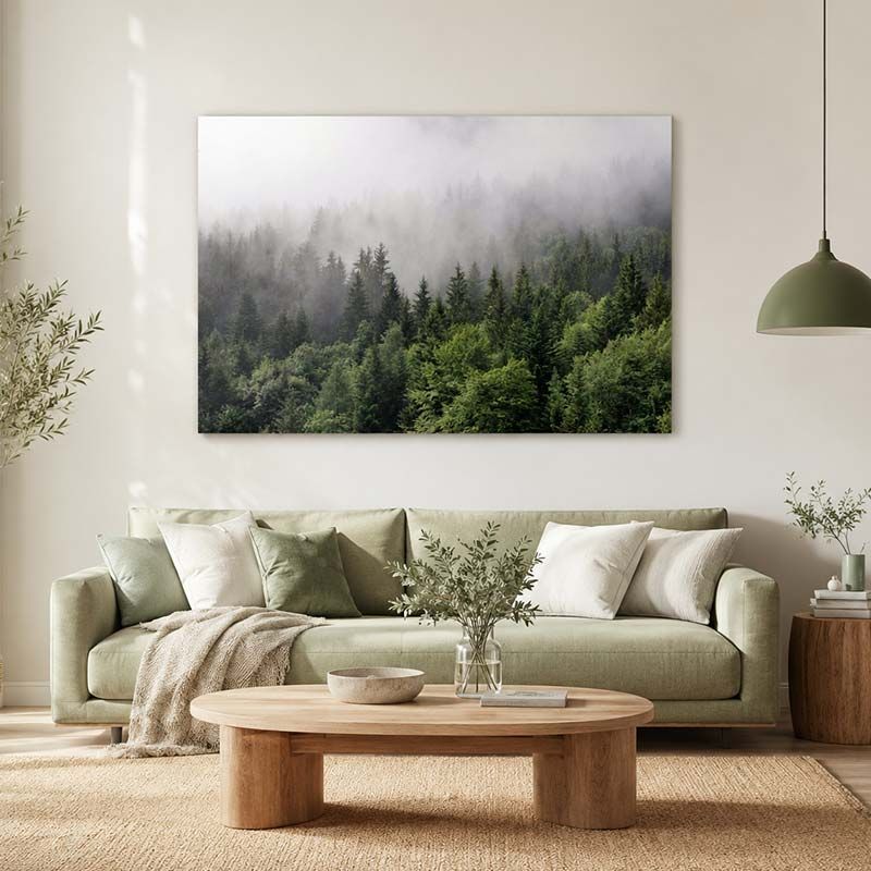 Tableau BRUME EN FORET