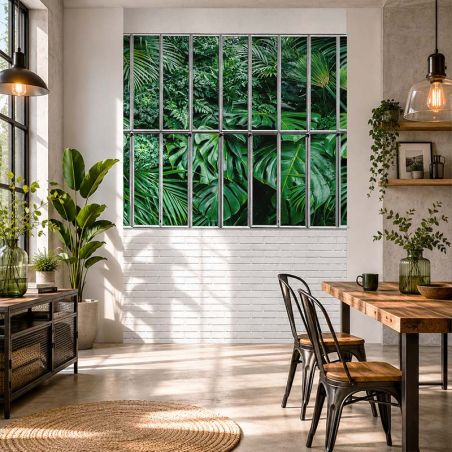 JUNGLE GLASS ROOF Poster