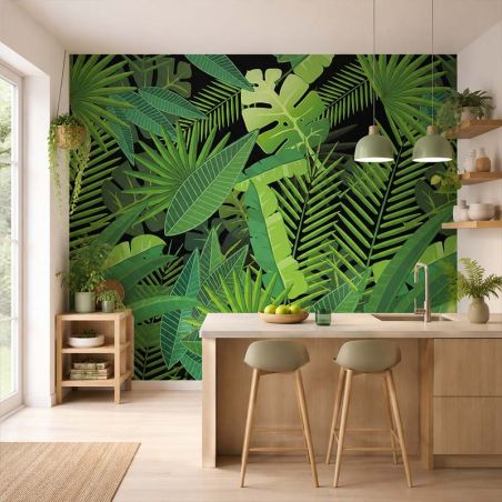 Papier peint panoramique DARK JUNGLE