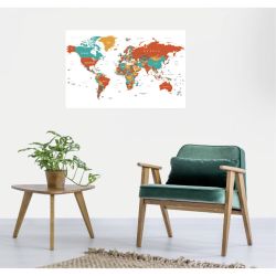 Póster MAPA ROJO