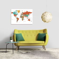 RED MAP Poster